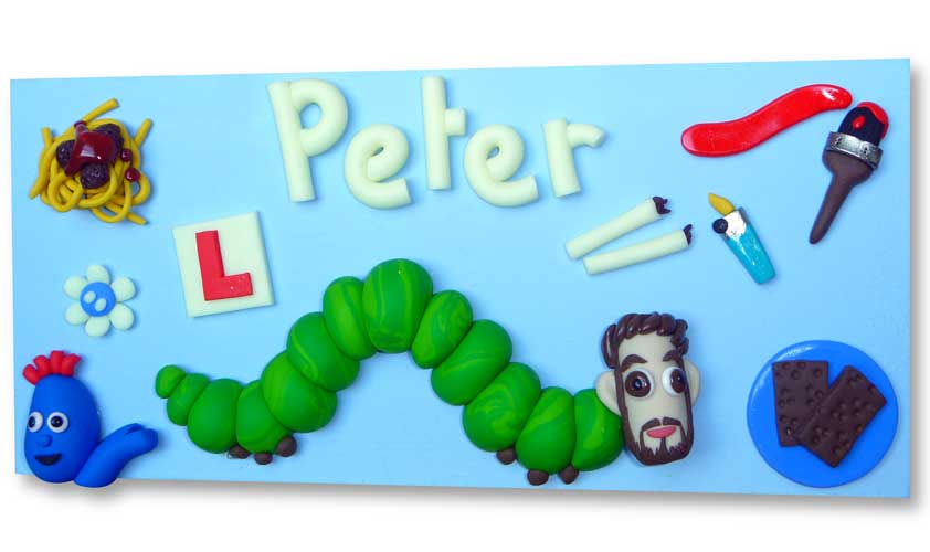 name plaque - caterpeter