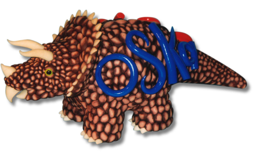 ornamental art - triceratops