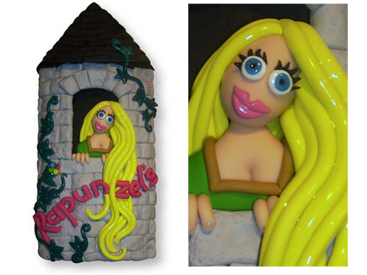 name plaque - rapunzel's