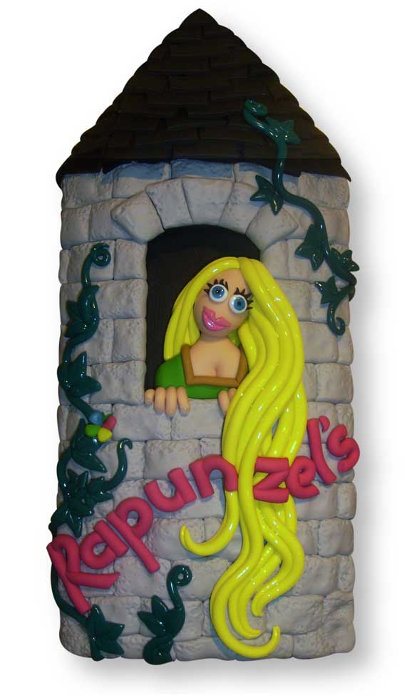 house name plaque - rapunzel's