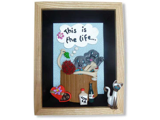 box framed gift - this is the life