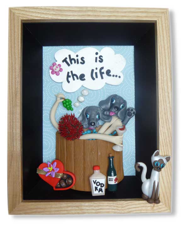 box framed gift - this is the life