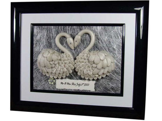 wedding gift - swans