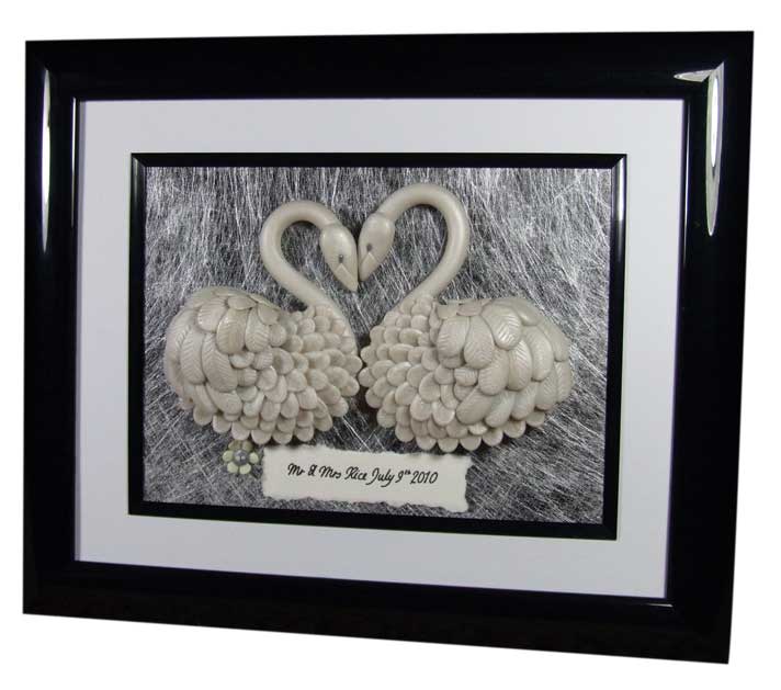 wedding gift - swans